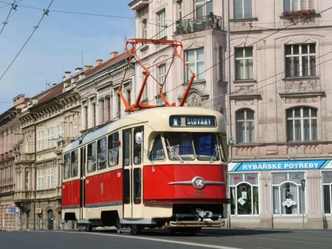Tramvaj ČKD T2 č. 133 z roku 1958